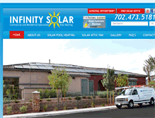 Tablet Screenshot of infinitysolarlasvegas.com